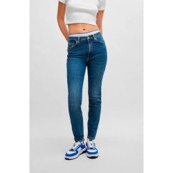 дънки,дамски,панталони,hugo,blue,malu,10259234,high,waist,jeans,blue