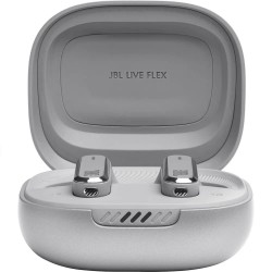 слушалки,слушалки,jbl,live,flex,wireless,earphones,silver