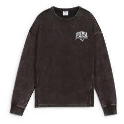 блуза,дамски,блузи,puma,class,comfort,washed,sweatshirt,puma,black,(black)