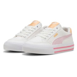 маратонки,детски,маратонки,puma,court,classic,vulc,fs,trainers,puma,white,rose,mauve,almost,apricot,(white)