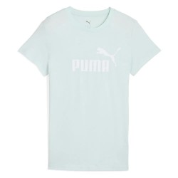 тениска,дамски,тениски,puma,ess,n1,logo,short,sleeve,t,shirt,blue,(peaceful,blue)