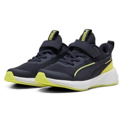 маратонки,детски,маратонки,puma,flyer,3,ac+,ps,trainers,new,navy,lemon,sherbert,puma,white,(blue)