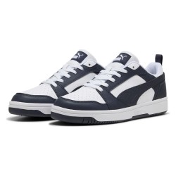 маратонки,мъжки,маратонки,puma,rebound,v6,low,trainers,puma,white,new,navy,(white)
