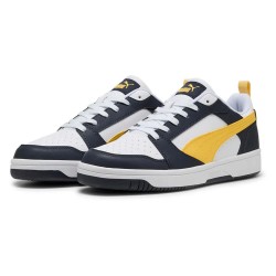 маратонки,мъжки,маратонки,puma,rebound,v6,low,trainers,new,navy,sunny,yellow,puma,white,(white)