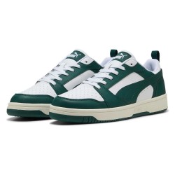 маратонки,мъжки,маратонки,puma,rebound,v6,low,trainers,green,white,(puma,white,dark,myrtle,warm,white)