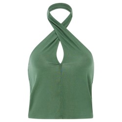 потник,дамски,топове,protest,alena,halter,sleeveless,top,veggie,green,(green)