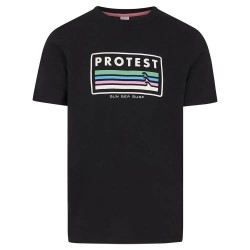 тениска,мъжки,тениски,protest,barn,short,sleeve,t,shirt,true,black,(black)