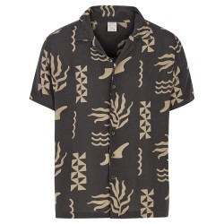риза,с,къс,ръкав,мъжки,ризи,protest,bucco,short,sleeve,shirt,deep,grey,(grey)