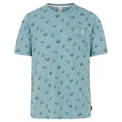 тениска,мъжки,тениски,protest,elston,short,sleeve,t,shirt,arctic,green,(blue)
