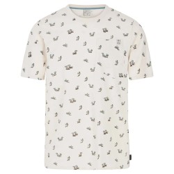 тениска,мъжки,тениски,protest,elston,short,sleeve,t,shirt,beige,(kit,off,white)