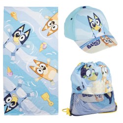 хавлиена,кърпа,хавлии,bluey,bluey,sachet,set,towel,blue,(multicolor)