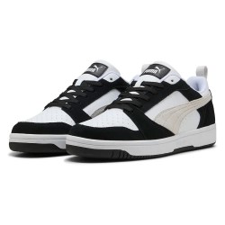 маратонки,мъжки,маратонки,puma,rebound,v6,low,sd,trainers,puma,black,feather,grey,puma,white,(white)