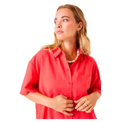 риза,с,къс,ръкав,дамски,блузи,дамски,ризи,garcia,e50236,short,sleeve,shirt,red