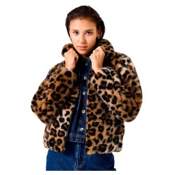 яке,дамски,якета,и,палта,garcia,gj500911,jacket,leopard,(brown)
