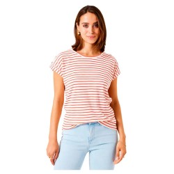 тениска,дамски,тениски,garcia,z0021,short,sleeve,t,shirt,ruby,red,(white)