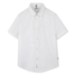 риза,с,къс,ръкав,детски,ризи,boss,j52001,short,sleeve,shirt,white