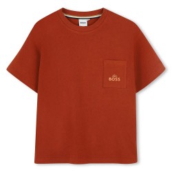 тениска,детски,тениски,boss,j52029,short,sleeve,t,shirt,chestnut,(red,orange)
