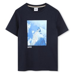 тениска,детски,тениски,boss,j52032,short,sleeve,t,shirt,marine,(blue)