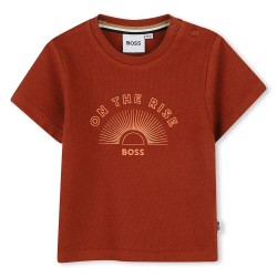 тениска,детски,тениски,boss,j52111,short,sleeve,t,shirt,chestnut,(orange)