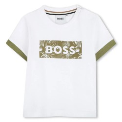тениска,детски,тениски,boss,j52109,short,sleeve,t,shirt,white