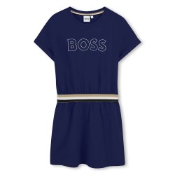 рокля,детски,поли,и,рокли,boss,j52134,long,sleeve,dress,marine,(blue)