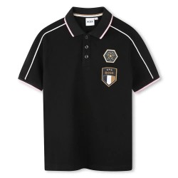 детски,блузи,с,яка,boss,j52695,short,sleeve,polo,black
