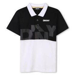 детски,блузи,с,яка,dkny,d62236,short,sleeve,polo,black