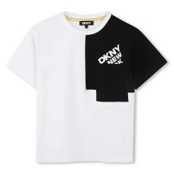 тениска,детски,тениски,dkny,d62289,short,sleeve,t,shirt,black,(white)