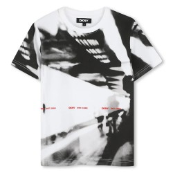 тениска,детски,тениски,dkny,d62295,short,sleeve,t,shirt,white