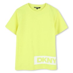 тениска,детски,тениски,dkny,d62291,short,sleeve,t,shirt,lemon,(yellow)