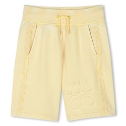 къси,панталони,детски,панталони,hugo,g00366,shorts,straw,(yellow)