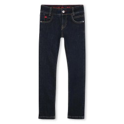 панталони,детски,панталони,hugo,g00382,pants,rinse,wash,(blue)