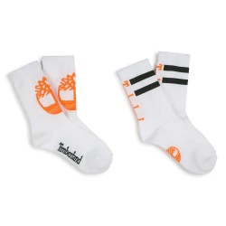 чорапи,детски,чорапи,timberland,t60421,socks,2,pairs,nectarine,(white)