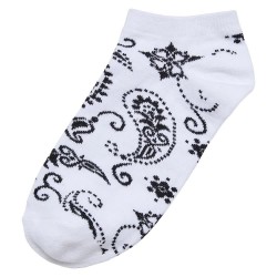 чорапи,мъжки,чорапи,urban,classics,bandana,pattern,no,show,socks,5,pairs,white