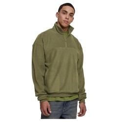 поларена,блуза,мъжки,пуловери,urban,classics,basuc,polar,fleece,half,zip,sweatshirt,tini,olive