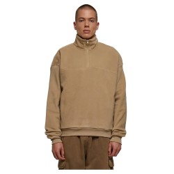 поларена,блуза,мъжки,пуловери,urban,classics,basuc,polar,fleece,half,zip,sweatshirt,warm,sand,(brown)
