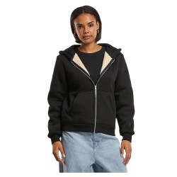 блуза,дамски,блузи,urban,classics,bonded,sherpa,full,zip,sweatshirt,black
