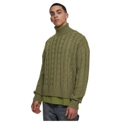 блуза,мъжки,пуловери,urban,classics,boxy,high,neck,sweater,tini,olive,(green)