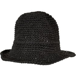 шапка,всички,шапки,urban,classics,braid,bast,bucket,hat,black,(black)