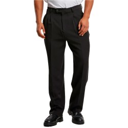 панталони,мъжки,панталони,urban,classics,double,pleated,dress,pants,black