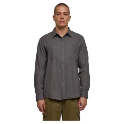 риза,с,дълъг,ръкав,мъжки,ризи,urban,classics,flanell,long,sleeve,shirt,grey,(dark,shadow)