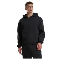 блуза,мъжки,пуловери,urban,classics,fluffy,full,zip,sweatshirt,black