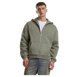 блуза,мъжки,пуловери,urban,classics,fluffy,full,zip,sweatshirt,pale,olive