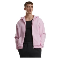 блуза,мъжки,пуловери,urban,classics,fluffy,full,zip,sweatshirt,sorft,pink