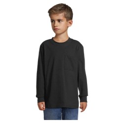 блуза,детски,блузи,urban,classics,heavy,oversized,pocket,sweatshirt,black,(black)