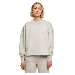 блуза,дамски,блузи,urban,classics,heavy,terry,garment,dye,sweatshirt,warm,grey,(grey)