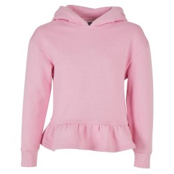 суичър,детски,блузи,urban,classics,organic,volants,hoodie,pink