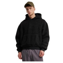суичър,мъжки,пуловери,urban,classics,oversized,teddy,hoodie,black