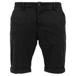 Къси панталони Urban classics Stretch Turnup chino shorts - Black къси,панталони,мъжки,панталони,urban,classics,stretch,turnup,chino,shorts,black