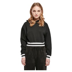 суичър,дамски,блузи,urban,classics,short,college,hoodie,black
